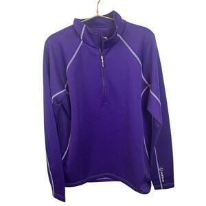 Sunice Sports Men's Purple Quarter Zip Pullover Size M